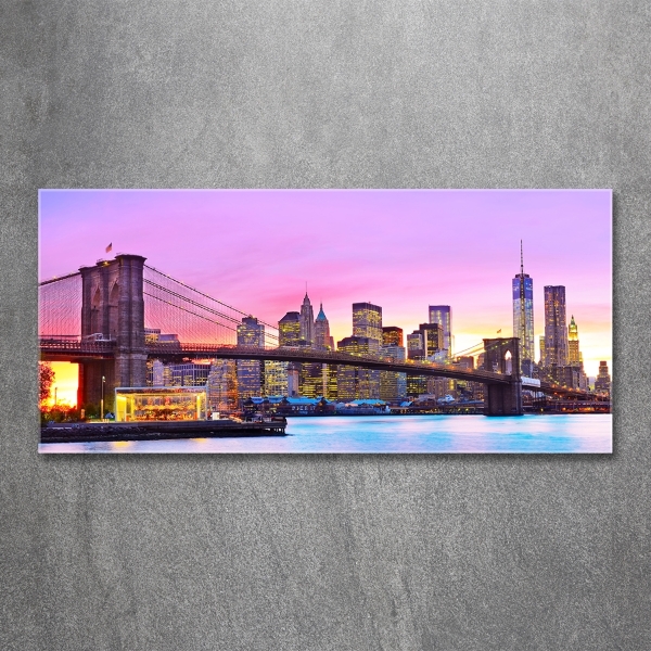 Photo printed on glass Manhattan new york