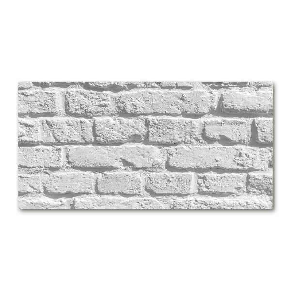 Glass art print Brick wall