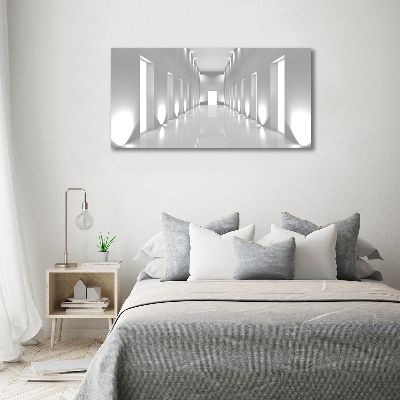 Wall art on glass Corridor