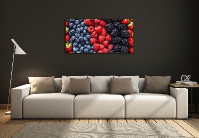 Glass art print Forest fruits