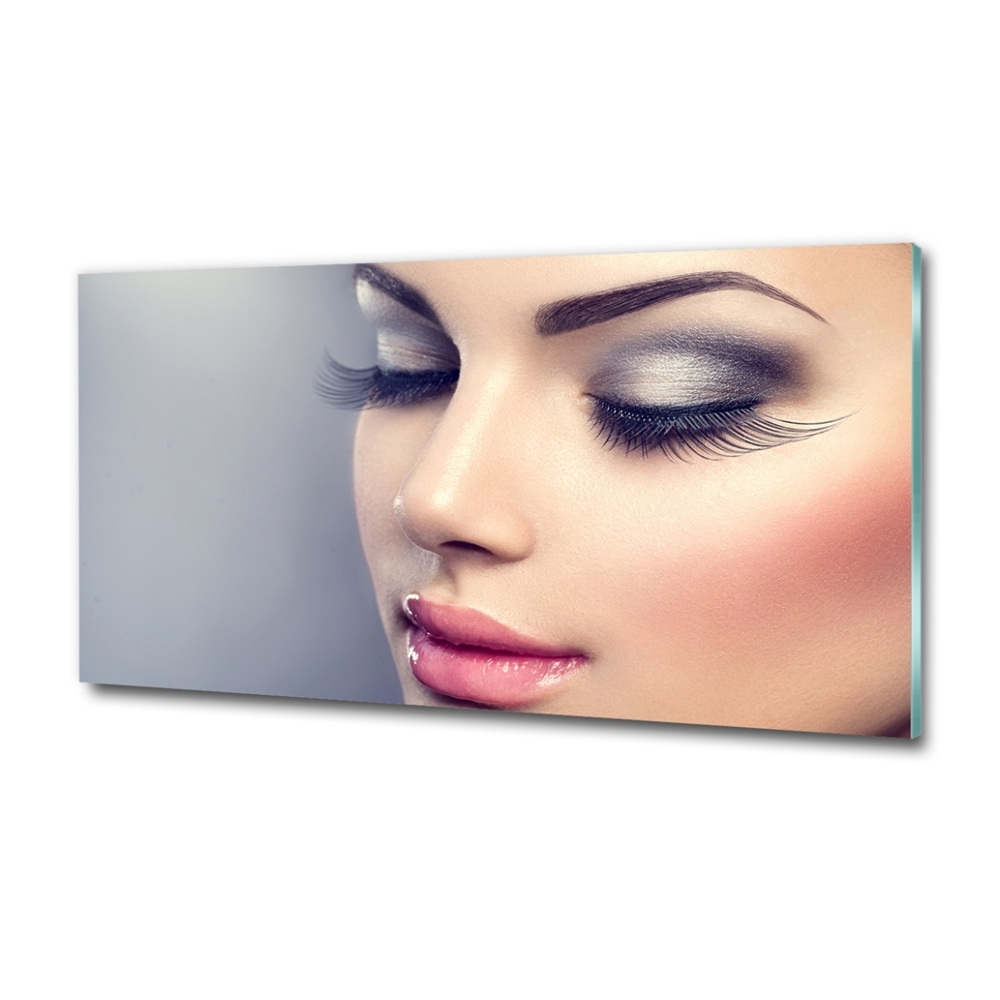 Photo printed on glass Perfect makeup