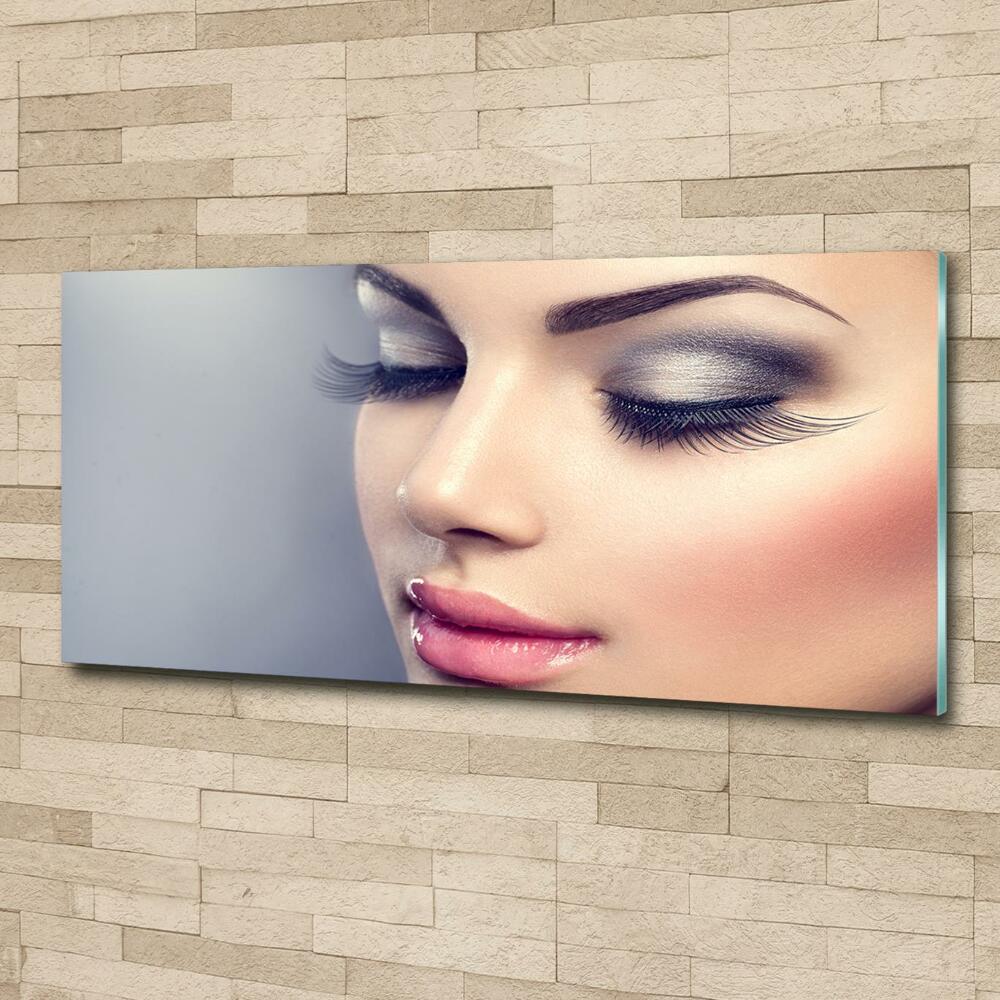 Photo printed on glass Perfect makeup