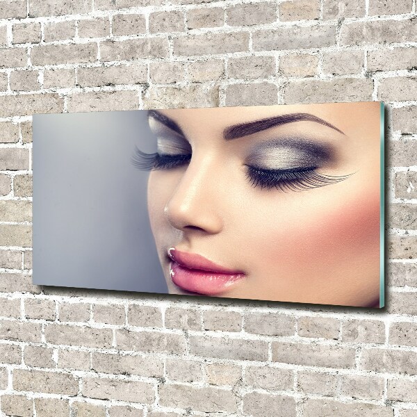 Photo printed on glass Perfect makeup