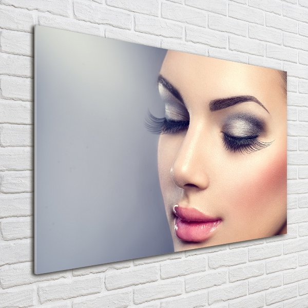 Photo printed on glass Perfect makeup