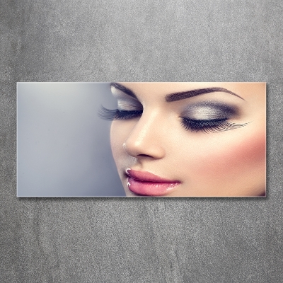 Photo printed on glass Perfect makeup