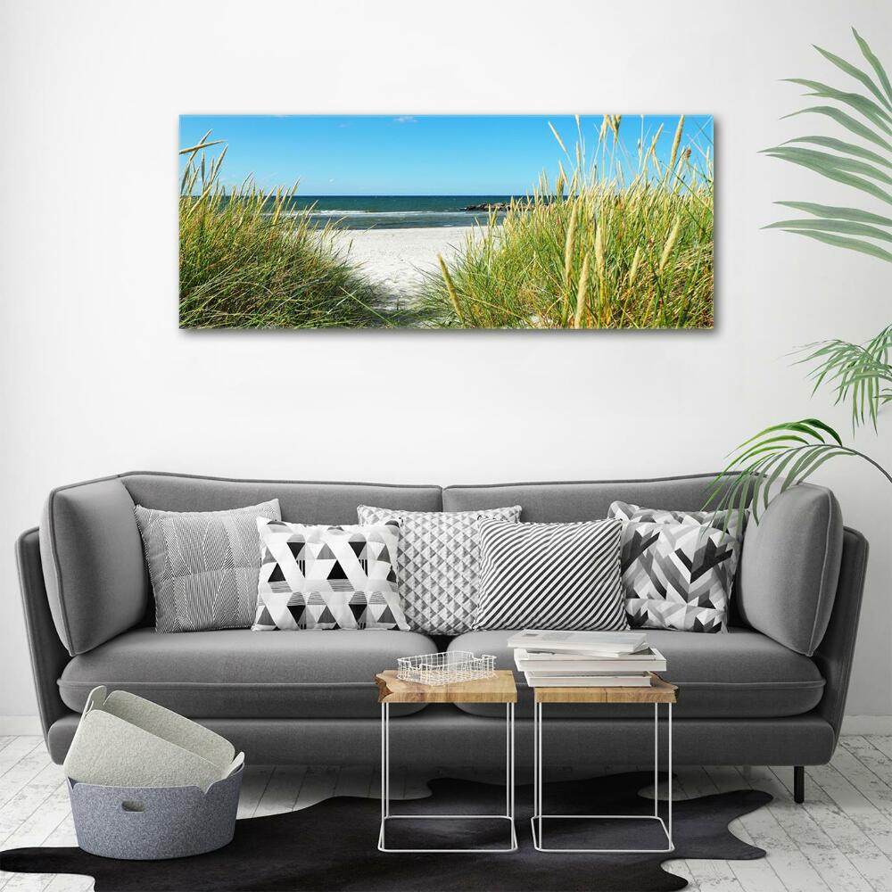 Wall art on glass Coastal dunes