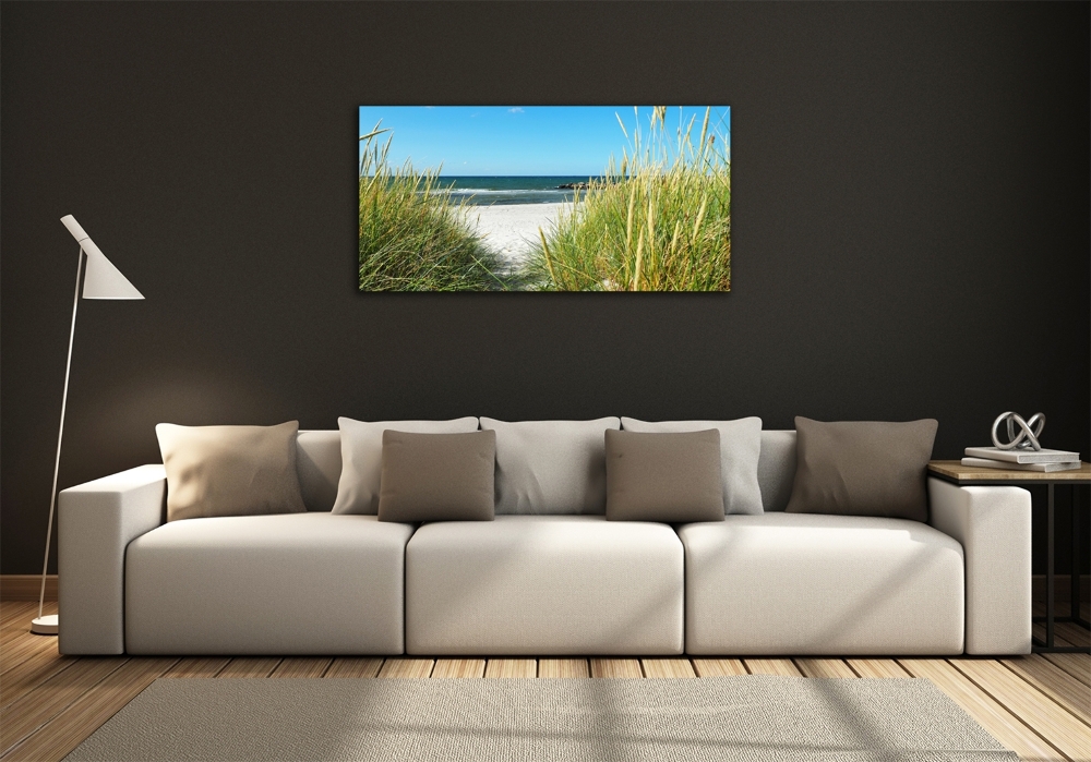 Wall art on glass Coastal dunes