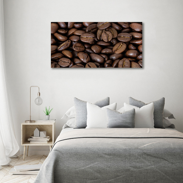 Wall art on glass Coffee beans