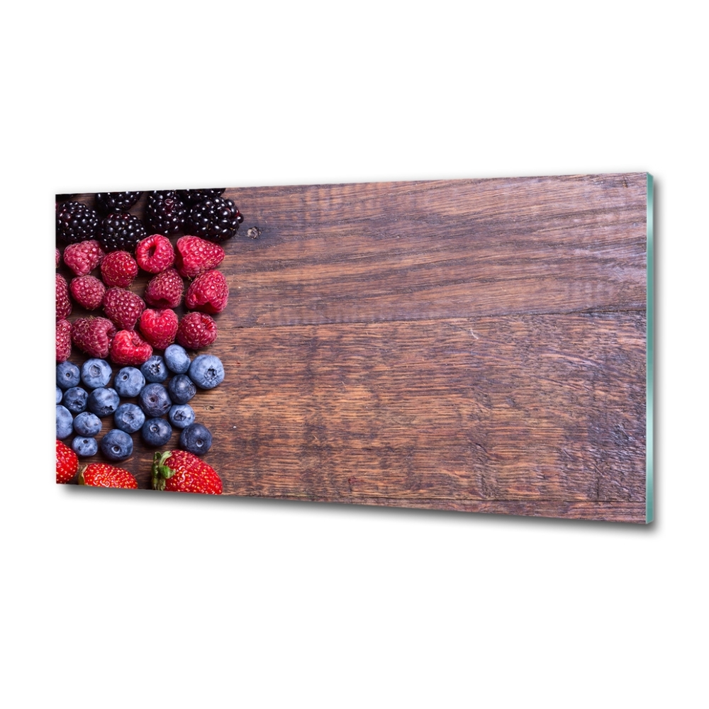 Wall art on glass Forest fruits