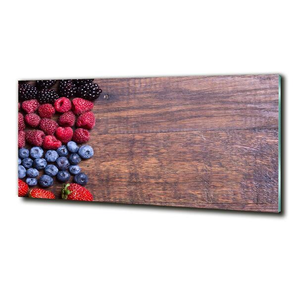 Wall art on glass Forest fruits