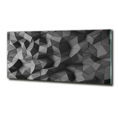 Glass art print Abstract 3d background