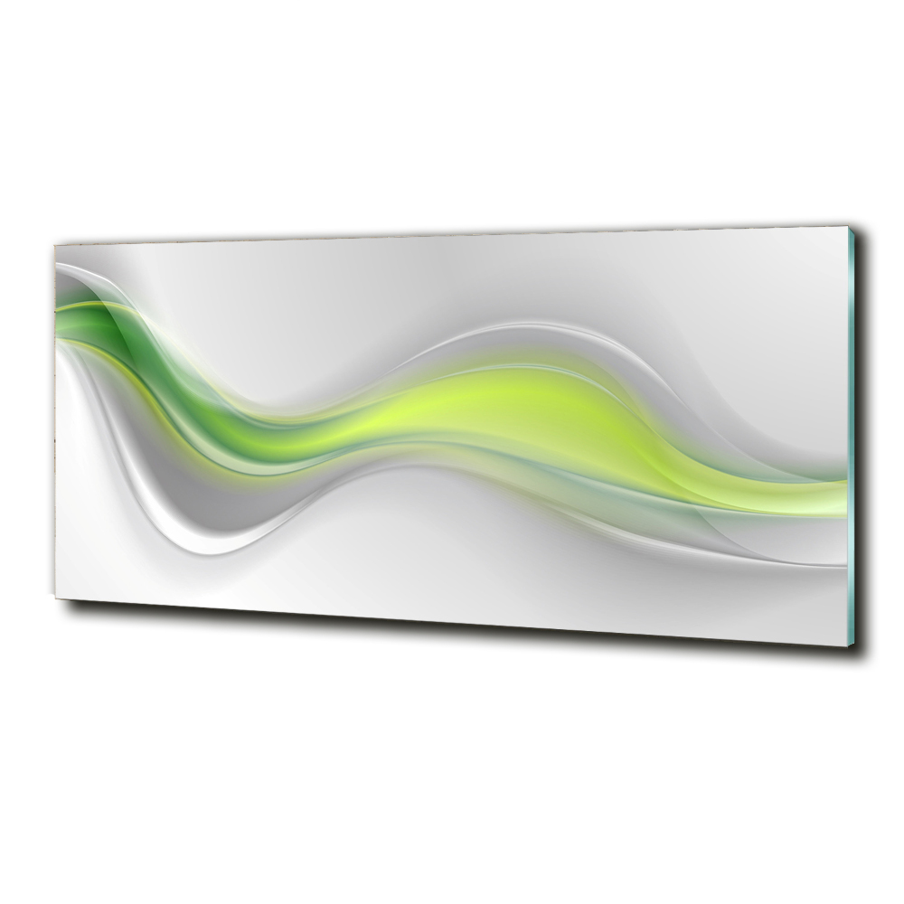 Wall art on glass Wave abstraction