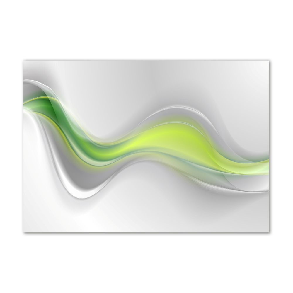 Wall art on glass Wave abstraction