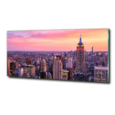 Photo printed on glass New york west