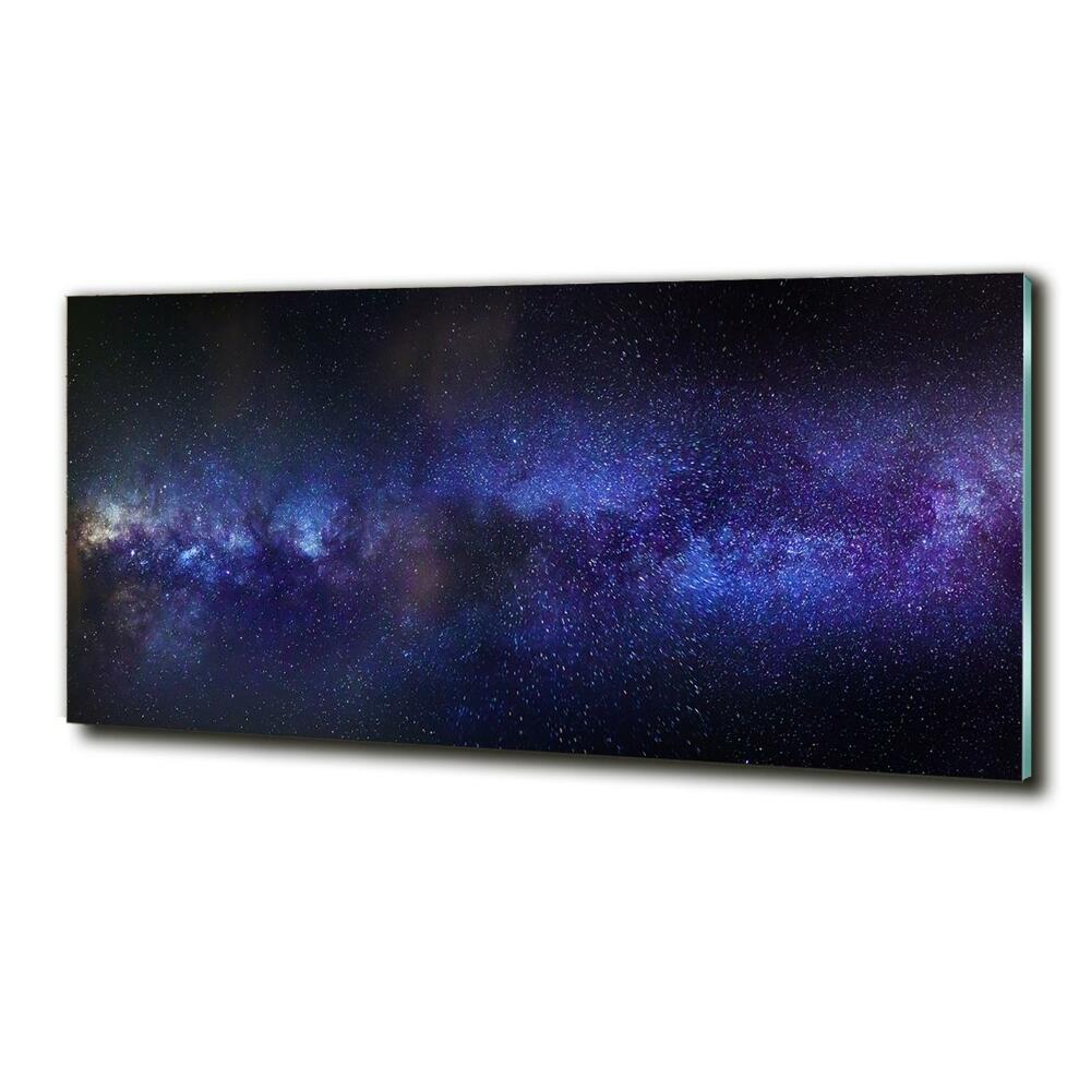 Glass art picture Milky way