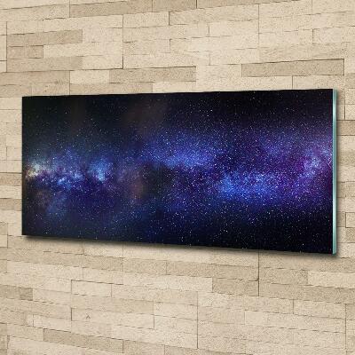 Glass art picture Milky way