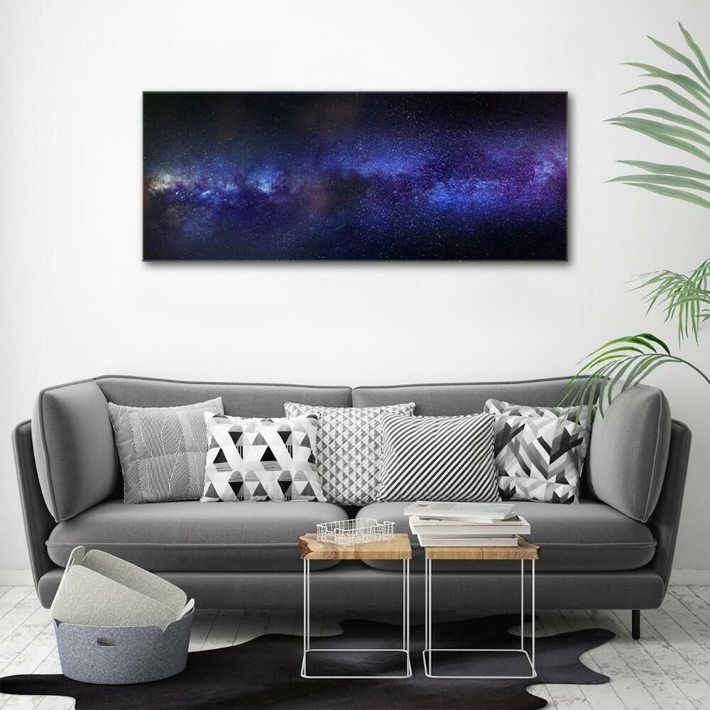 Glass art picture Milky way