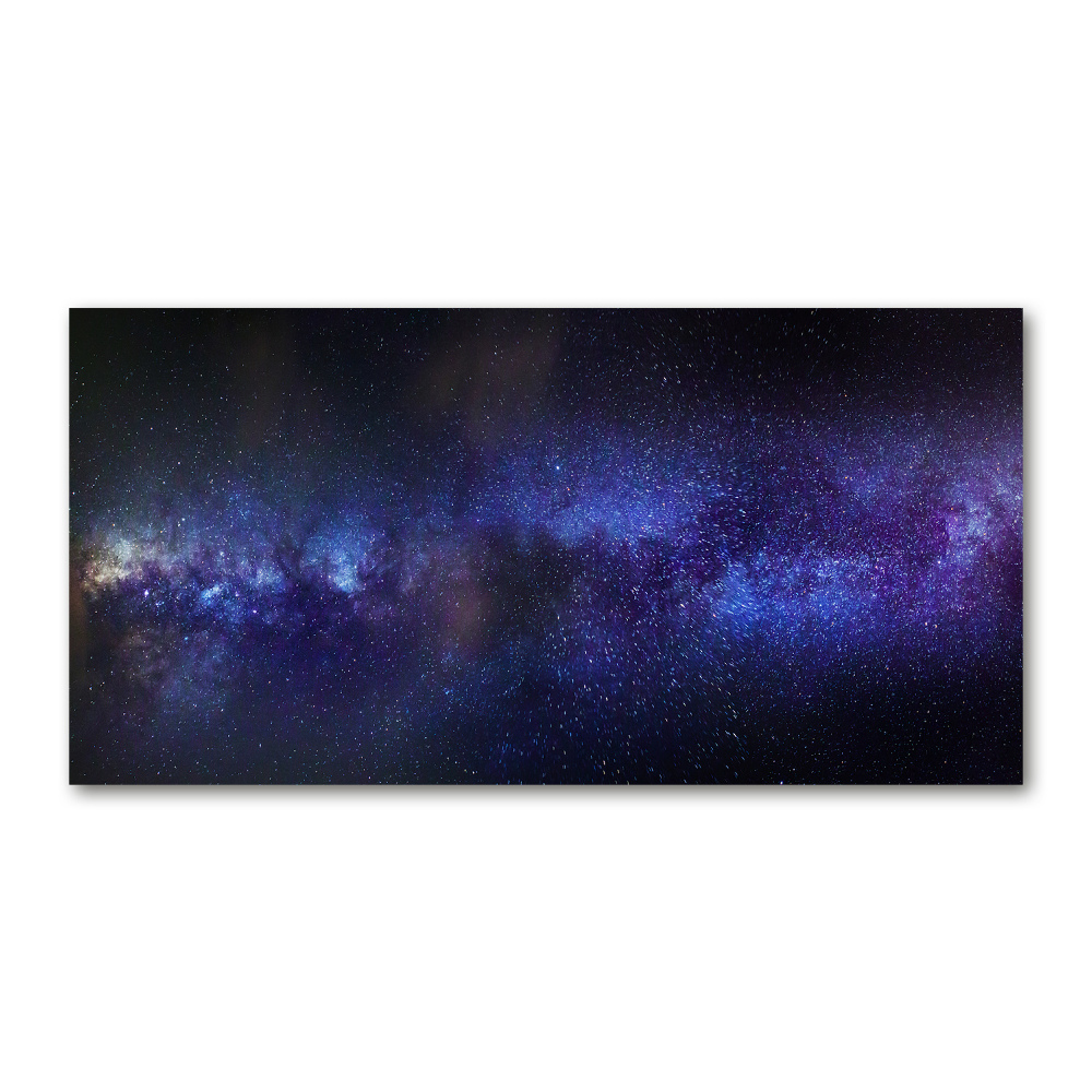 Glass art picture Milky way