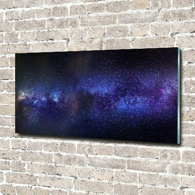 Glass art picture Milky way