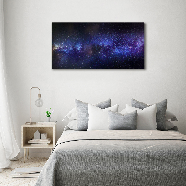 Glass art picture Milky way