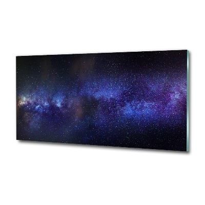 Glass art picture Milky way