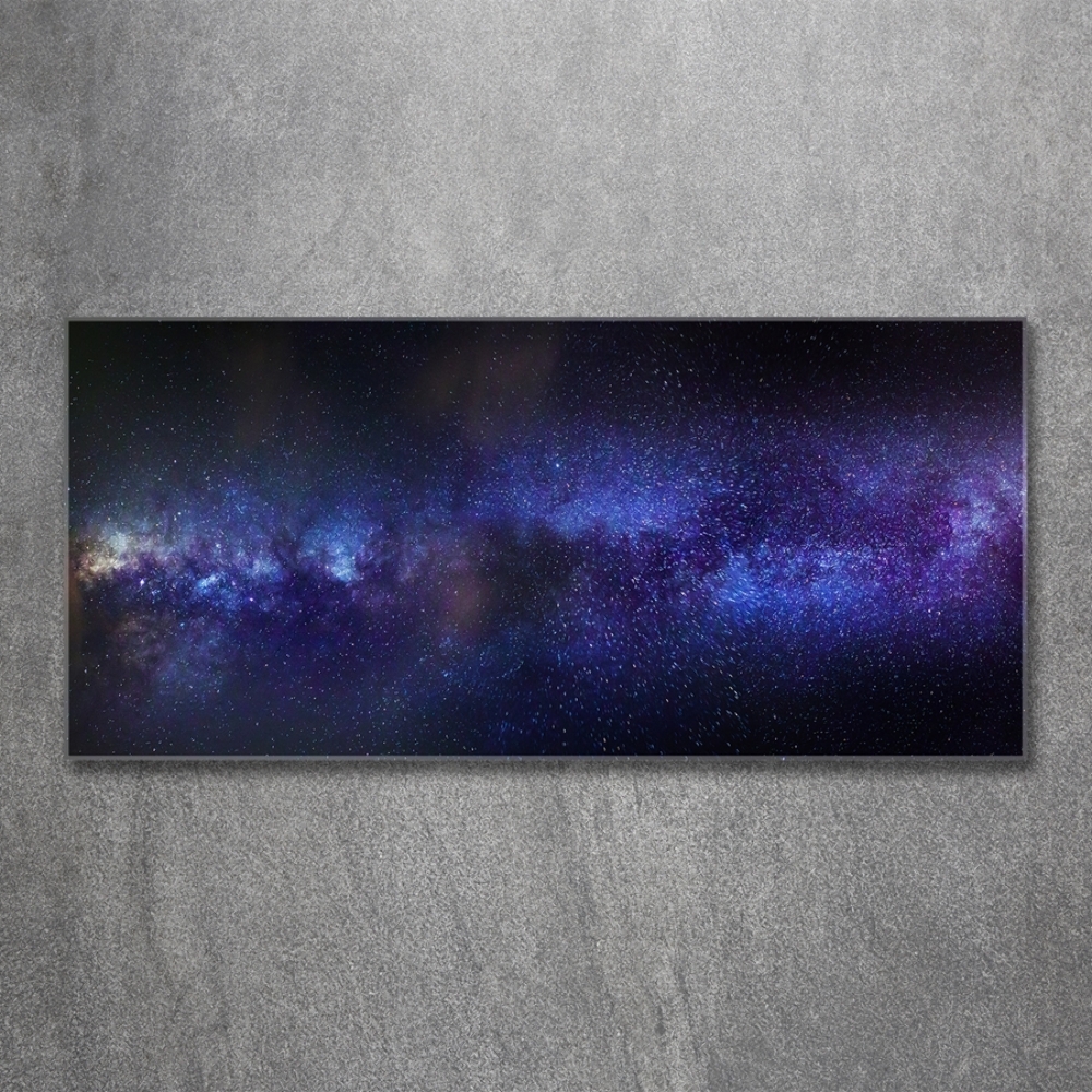 Glass art picture Milky way