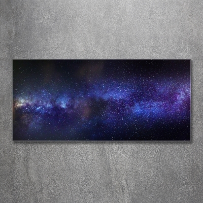 Glass art picture Milky way