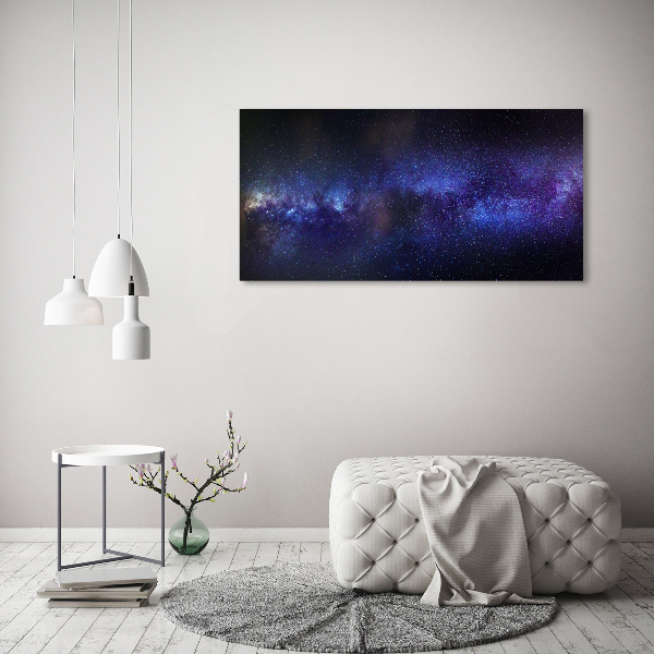 Glass art picture Milky way