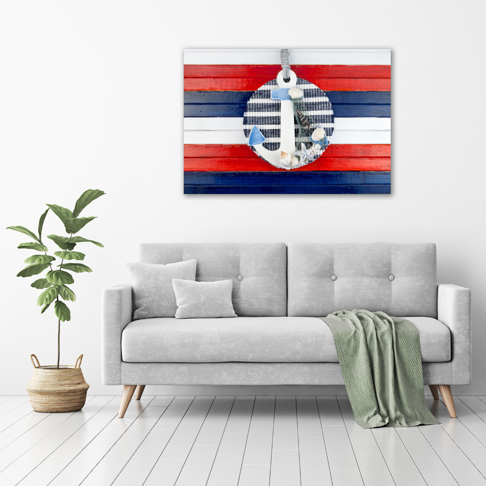 Wall art on glass Anchor