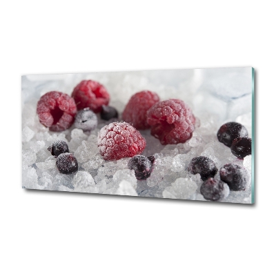 Wall art on glass Frozen forest fruit