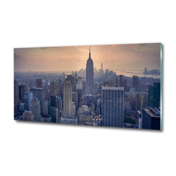 Glass picture wall art Manhattan new york