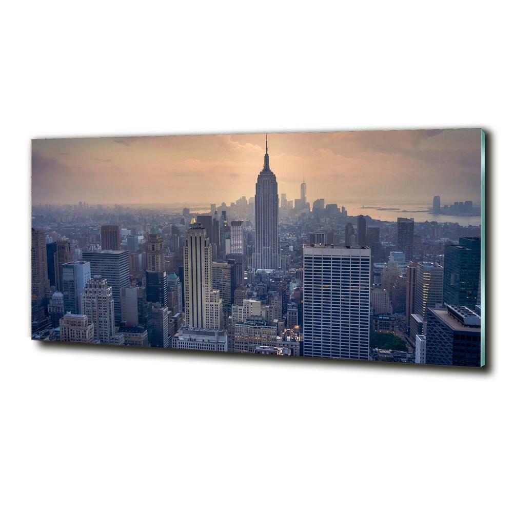 Glass picture wall art Manhattan new york