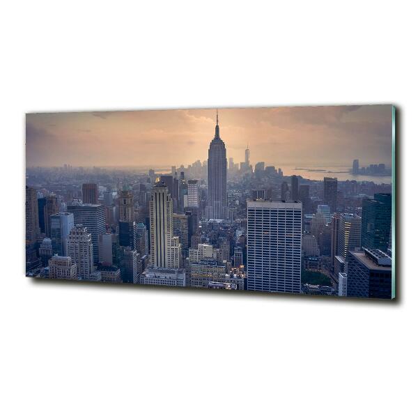 Glass picture wall art Manhattan new york