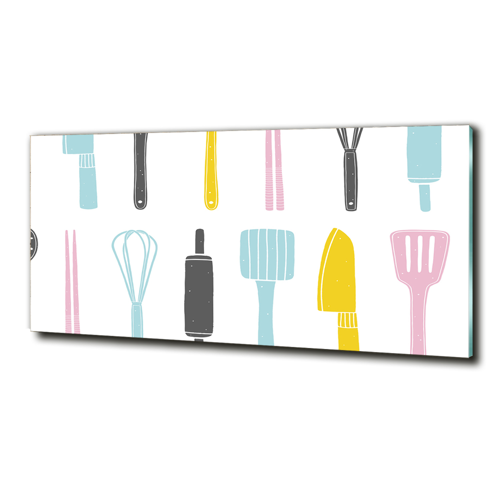 Glass wall art Kitchen tools