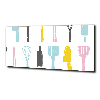 Glass wall art Kitchen tools