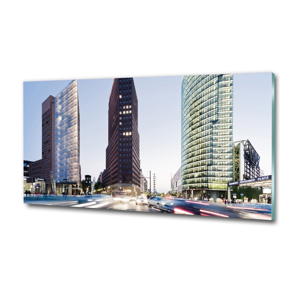 Glass picture wall art Skyscrapers