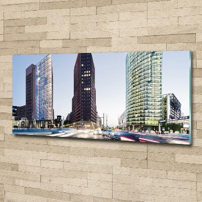 Glass picture wall art Skyscrapers