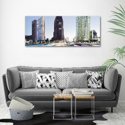 Glass picture wall art Skyscrapers