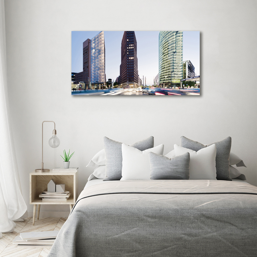 Glass picture wall art Skyscrapers