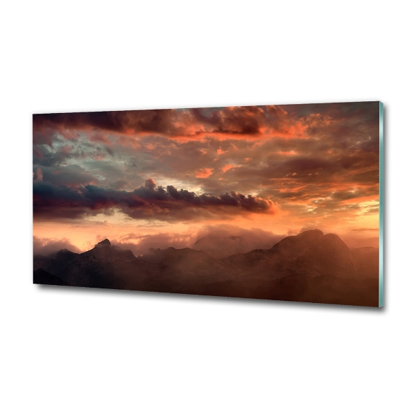 Sunset of the mountain