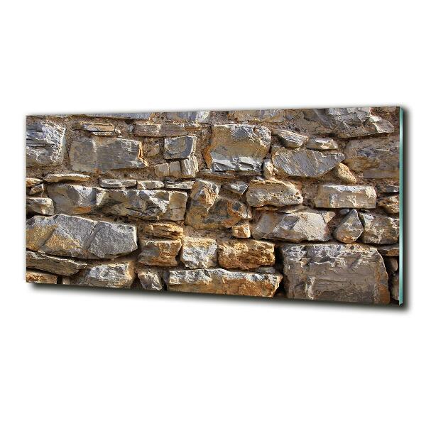 Glass wall art Stone wall