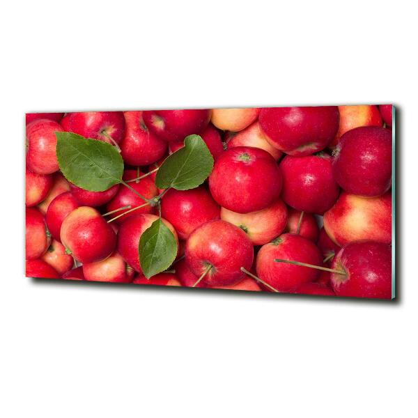 Wall art on glass Red apples