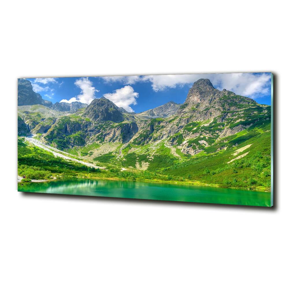 Photo printed on glass Lake in the mountains