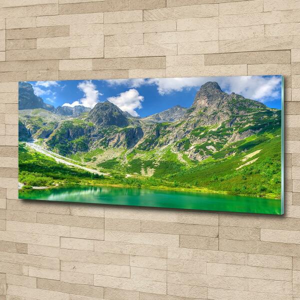 Photo printed on glass Lake in the mountains