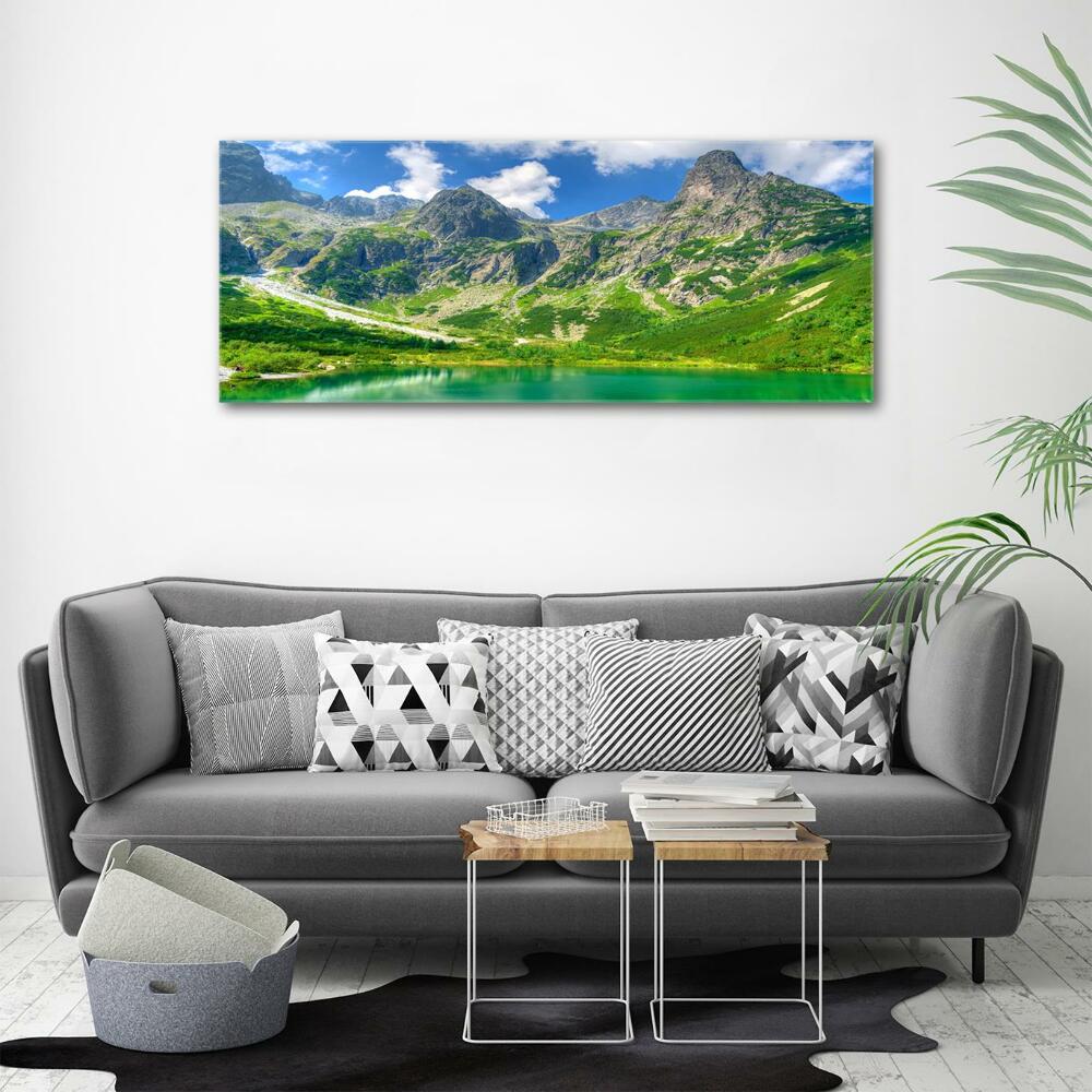 Photo printed on glass Lake in the mountains