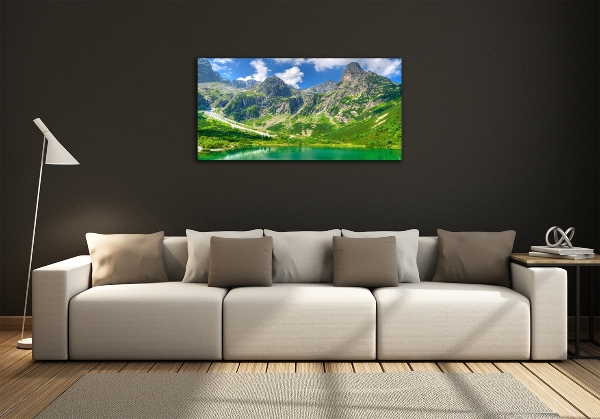 Photo printed on glass Lake in the mountains