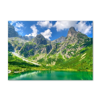 Photo printed on glass Lake in the mountains