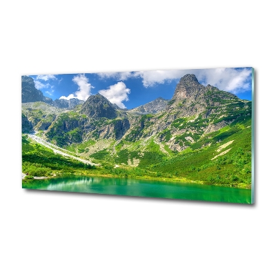 Photo printed on glass Lake in the mountains