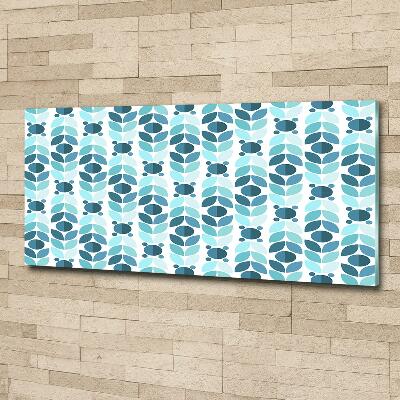 Wall art on glass Geometric background