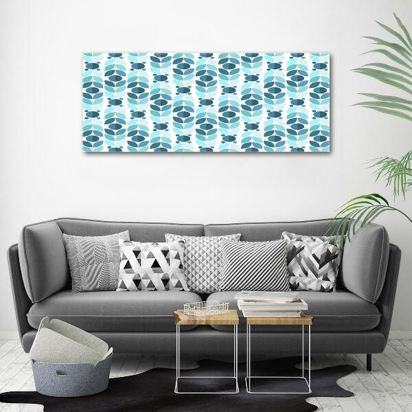 Wall art on glass Geometric background